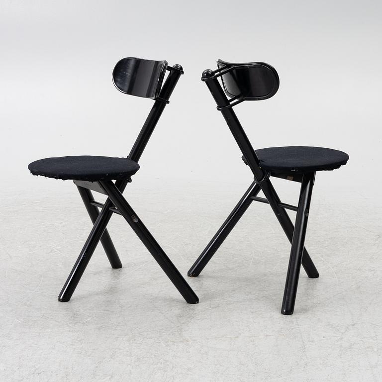Fällstolar, 4 st, Calligaris, Italien.