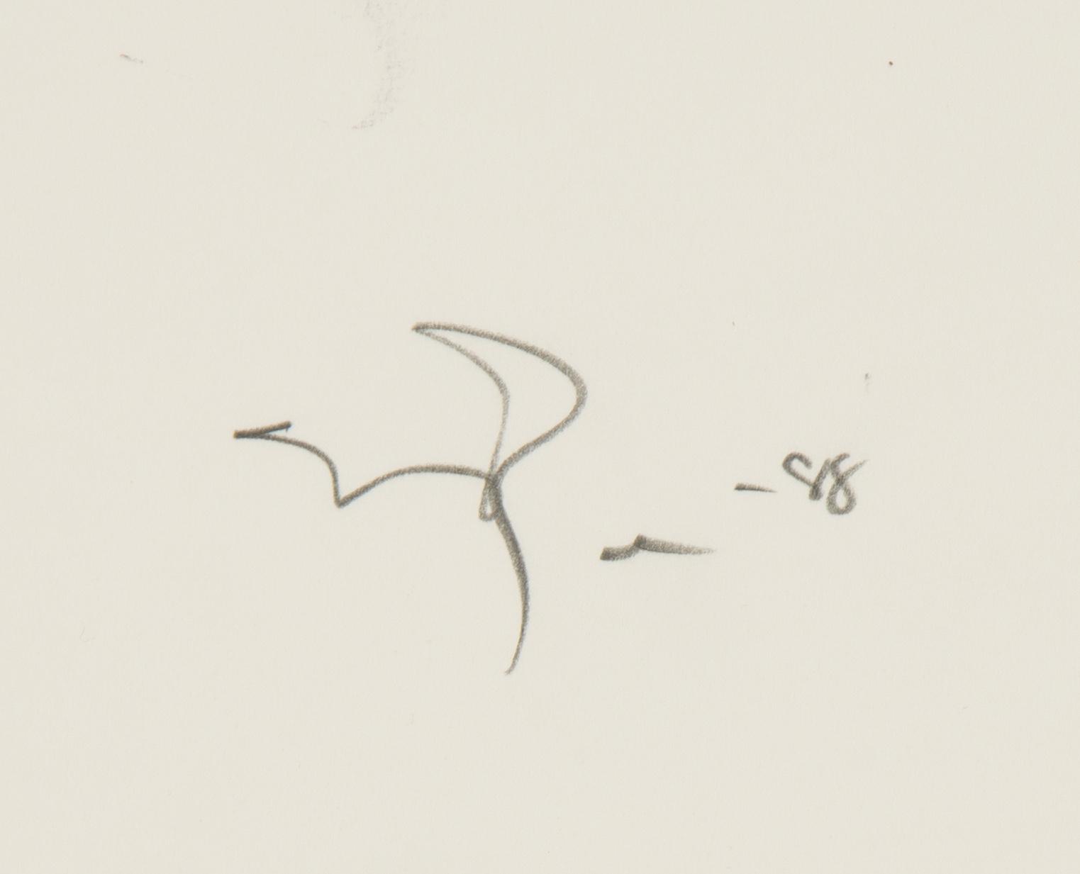 Sven Inge Höglund, acrylic on paper, signed and dated -88.