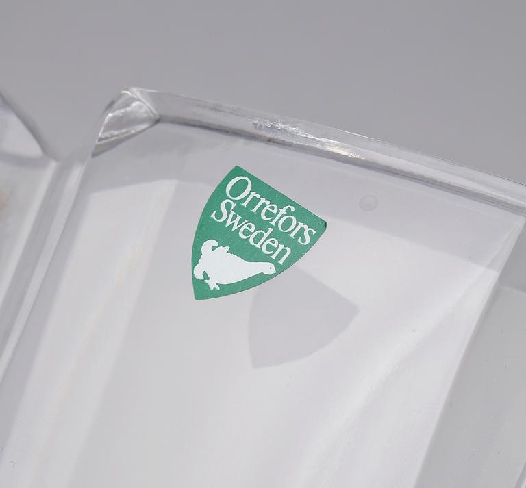 SKÅL, glas, Orrefors, 1900-talets andra hälft.