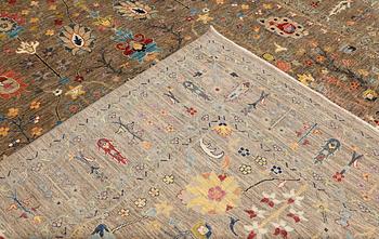 A carpet, Ziegler design, approx. 376 x 269 cm.