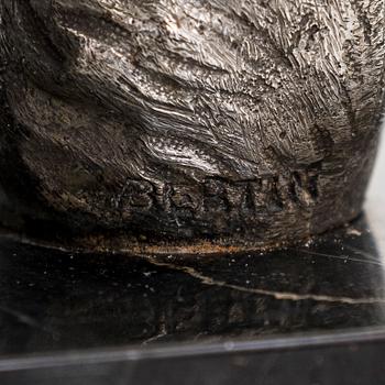 Bokstöd, ett par, stämplade i godset Bertin, Frankrike sannolikt 1925-30-tal.