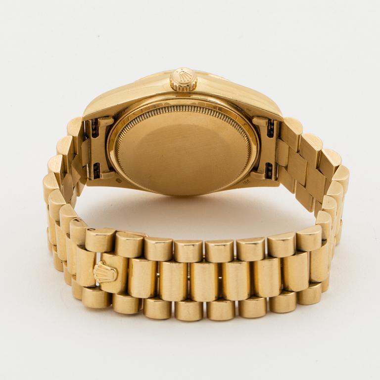 ROLEX, Oyster Perpetual, Day-Date (Swiss Made), Chronometer, wristwatch, 36 mm.