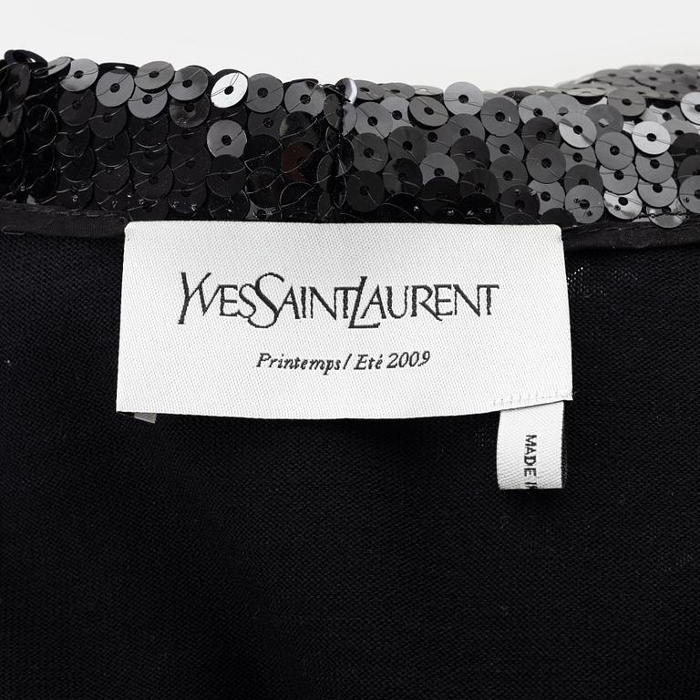 Yves Saint Laurent, a sequin jacket, size 36.