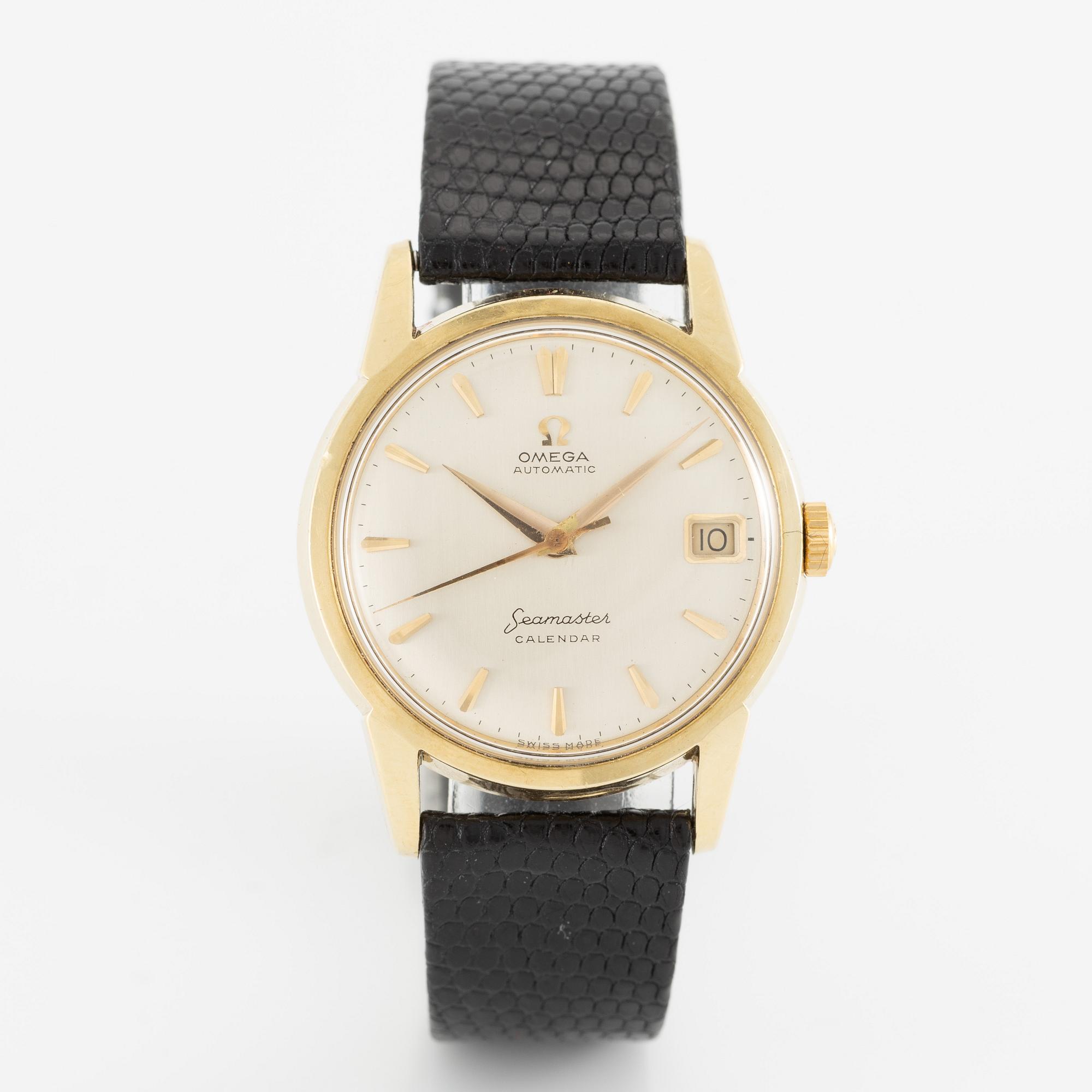 Omega, Seamaster Calendar, armbandsur, 34 mm.