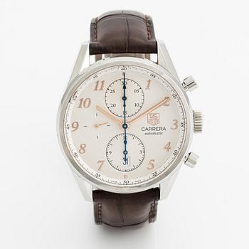 Tag Heuer, Carrera, Calibre 16, wristwatch, chronograph, 41 mm.