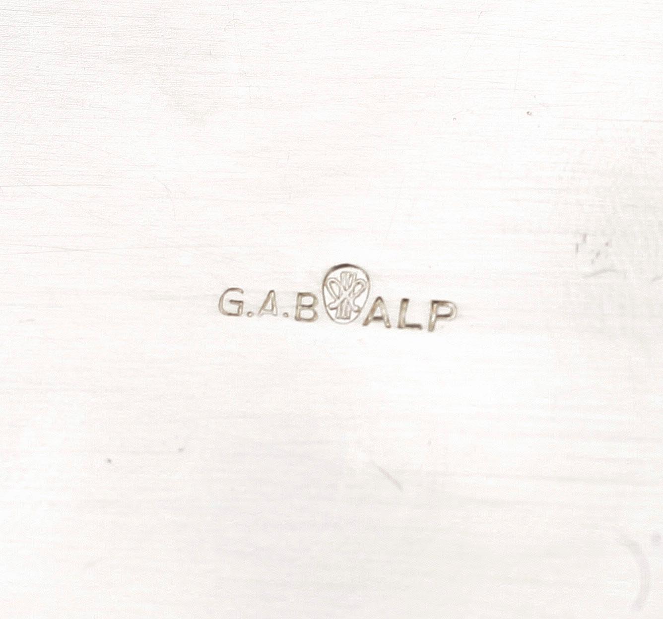 SHAKER, nysilver, Folke Ahlström, GAB, Stockholm, 1900-talets mitt.