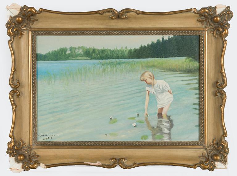 Matti Karppanen, Girl Wading.