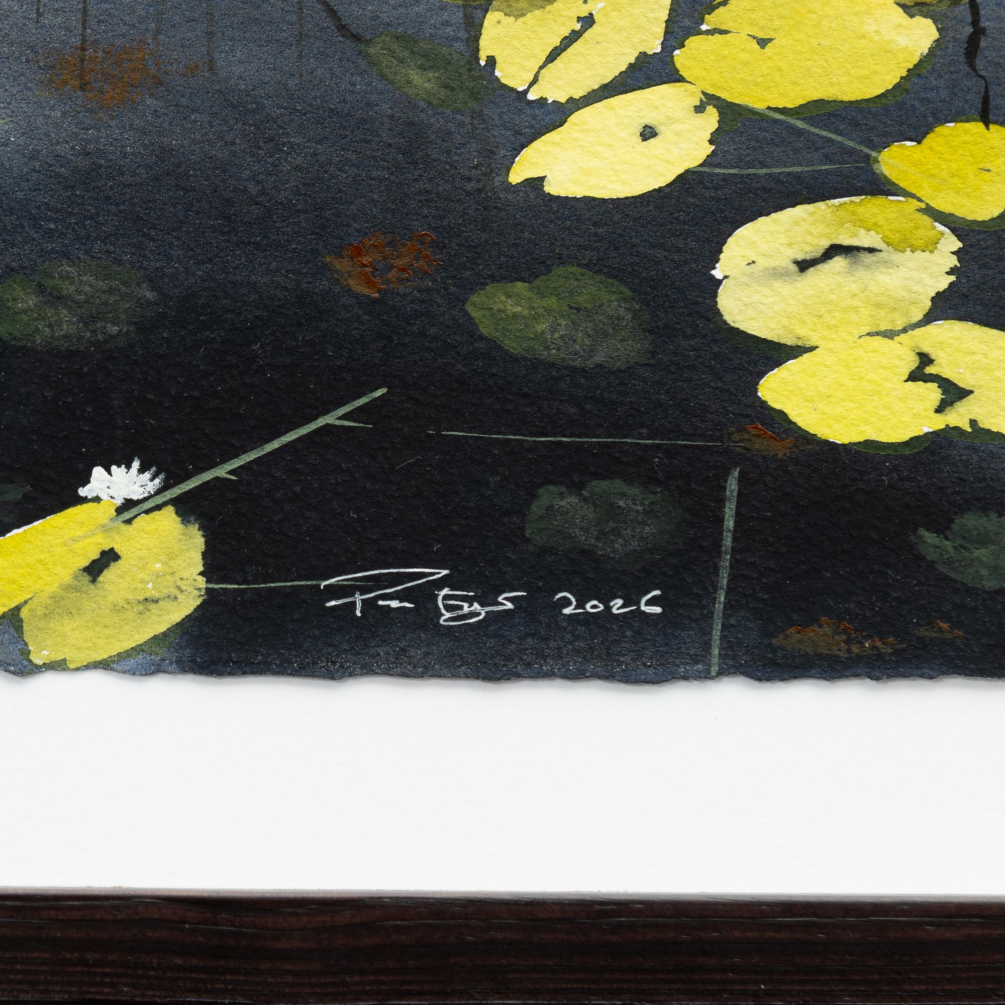 Peter Eugén, View over a lake with water lilies.