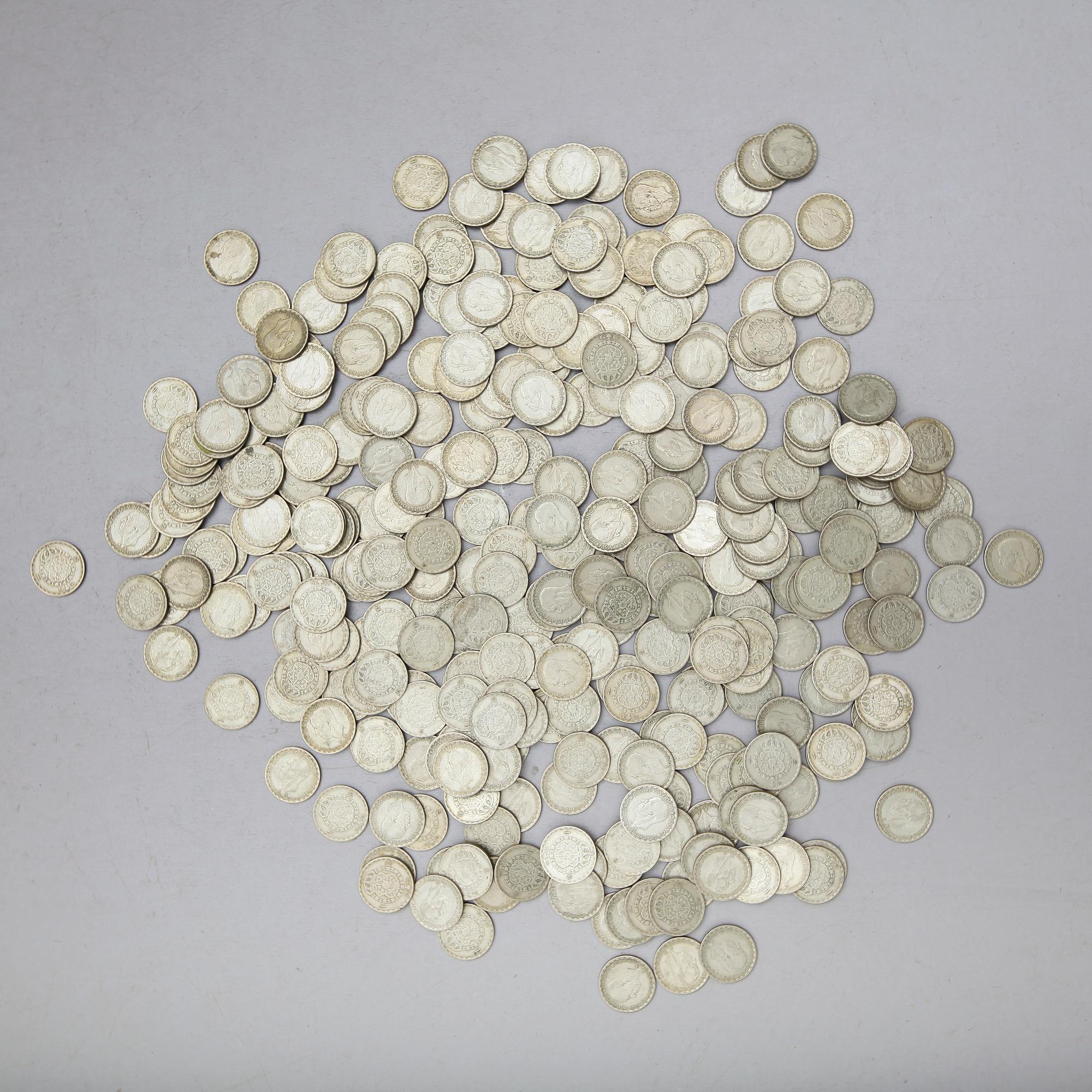 MYNT, enkronor, Gustaf V, 1949/50. Vikt ca 2200 gram.