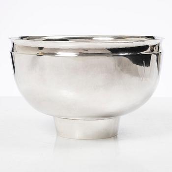 Sigurd Persson, skål, sterling silver, Stockholm 1968.