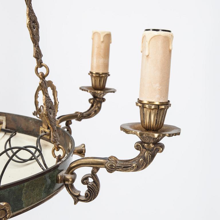 TAKAMPEL, empirstil, 1930-tal. Höjd ca 70 cm.