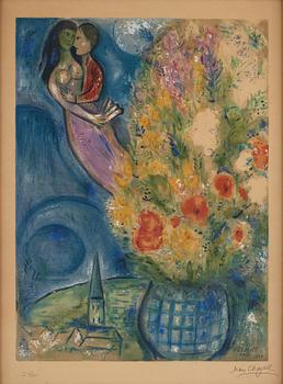 Marc Chagall Efter, "Les Coquelicots".