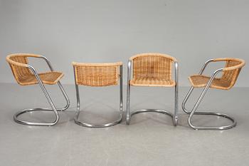 STOLAR, 4 st, Willy Rizzo, Cidue, Italien, 1900-talets andra hälft.