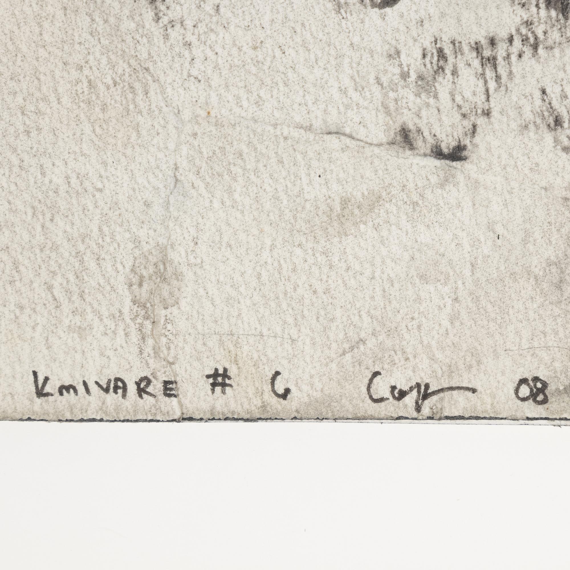 Markus Copper, mixed media on paper, signed and dated -08.