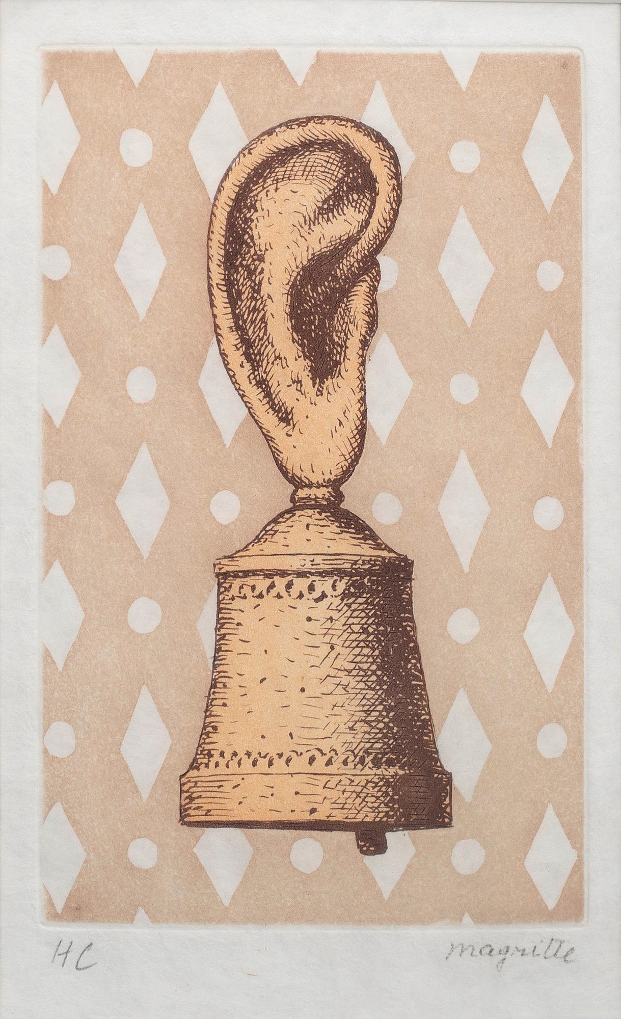 René Magritte, after, ”La lecon de Musique”.