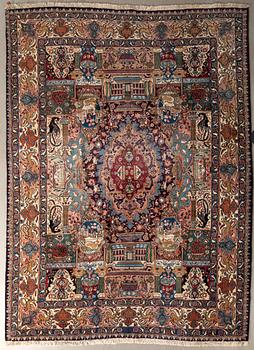 Carpet, Kashmar old approx. 390x294 cm.