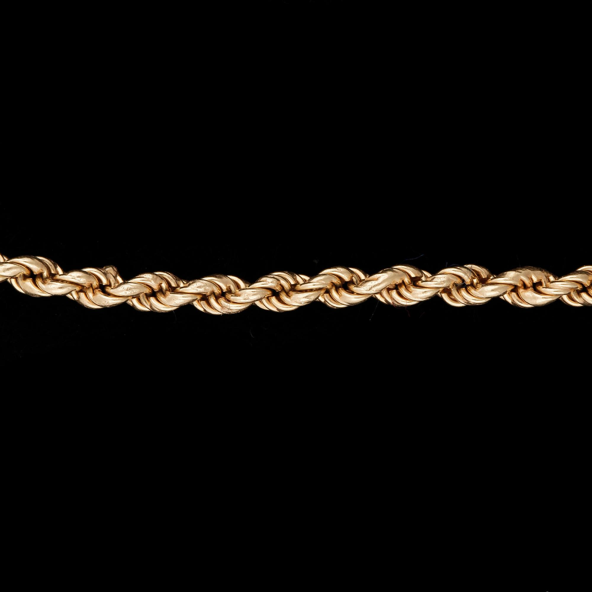 COLLIER, 14k guld. Vikt ca 14 g.