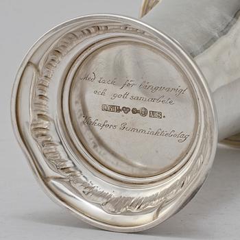POKAL, silver, CGH, Stockholm, 1947, vikt 458 g.
