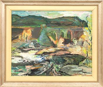 Gunnar Jonn,  oil on panel signed and dated 54.