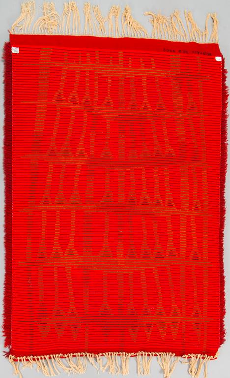 Eija-Annikki Vesimaa, a Finnish long pile rya rug model  for Friends of Finnish Handicraft. Circa 185 x 125 cm.