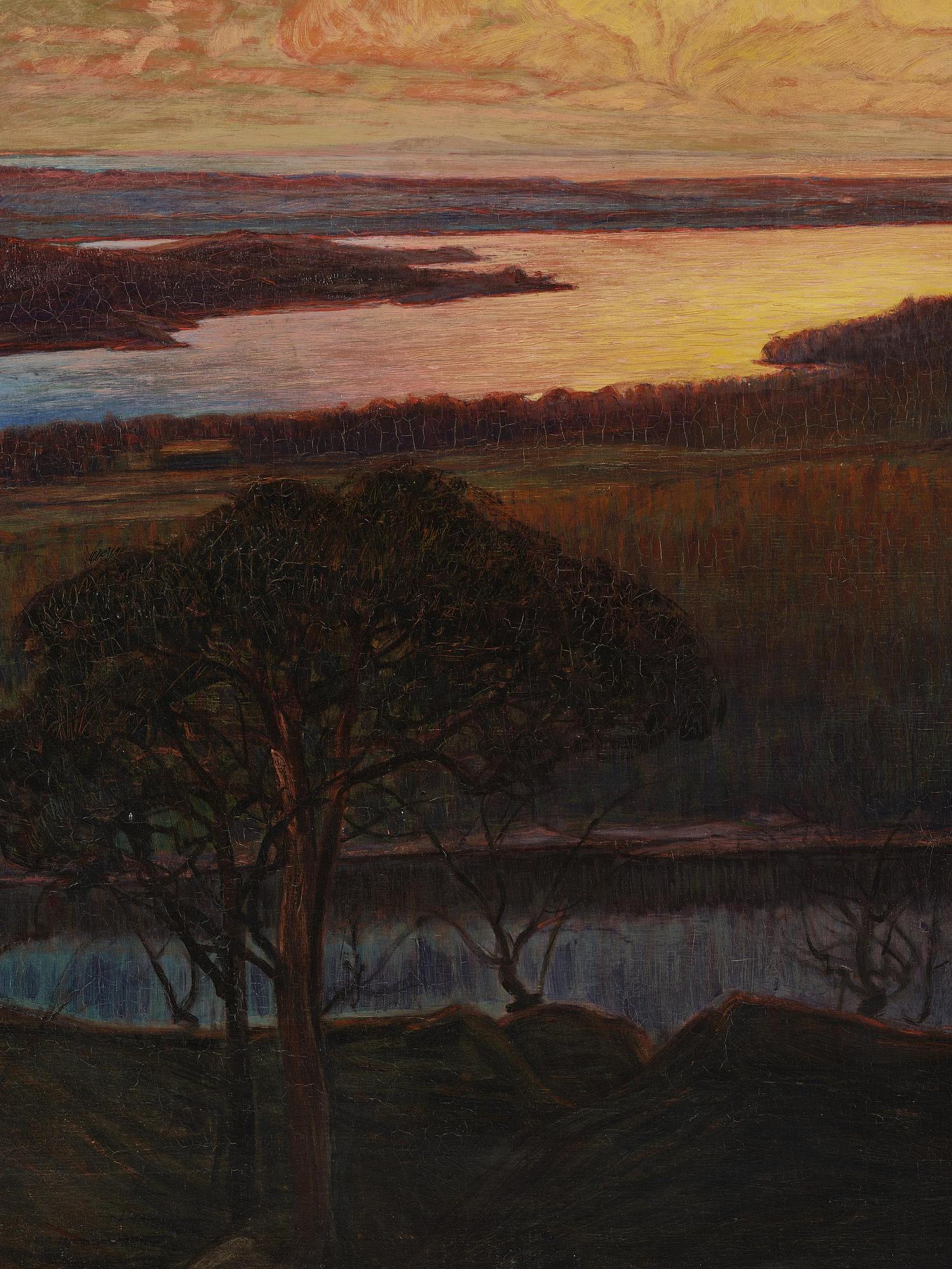 Otto Hesselbom, Skymning över Dalsland.