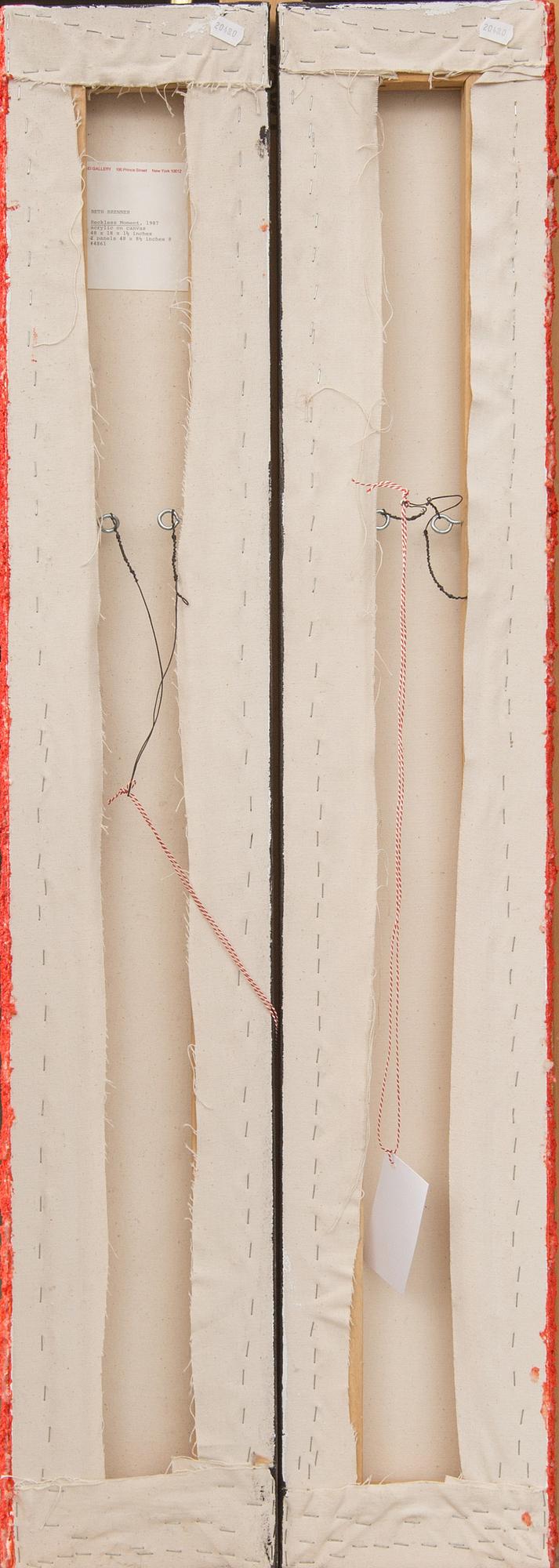 BETH BRENNER, akryl på duk, diptyk.