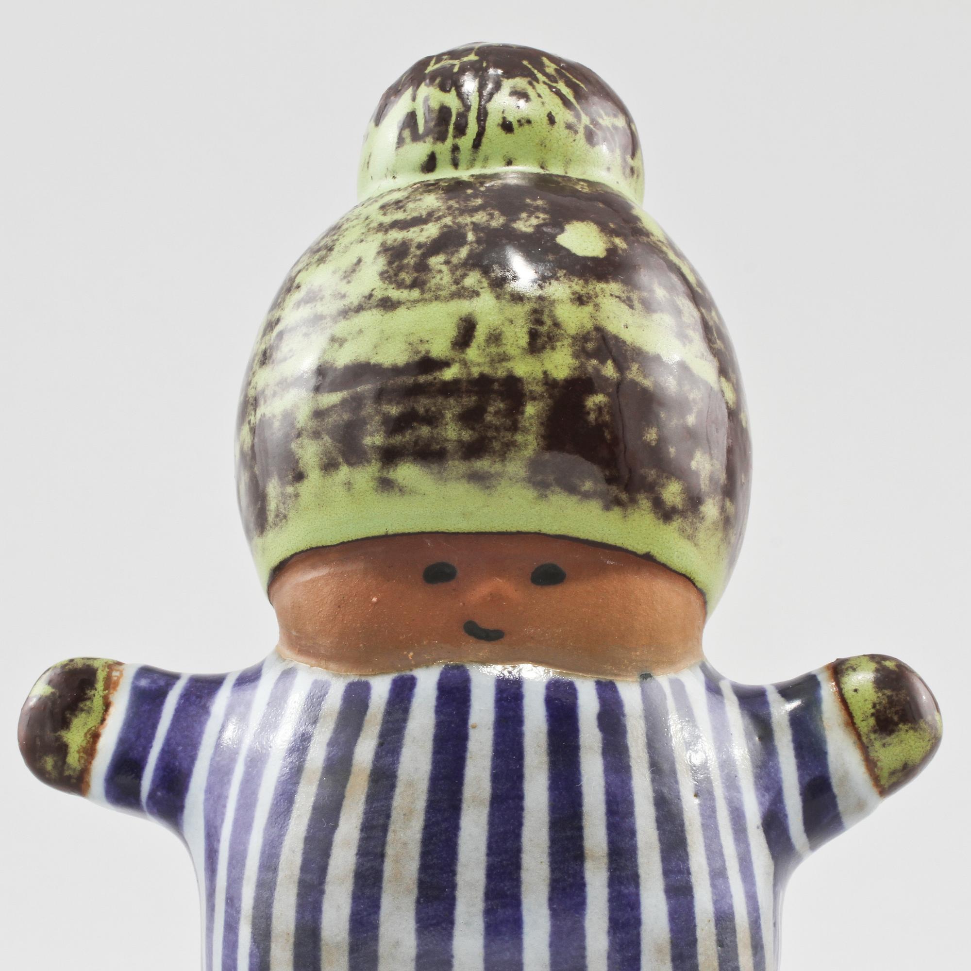 FIGURIN, stengods, Lisa Larsson, Gustavsberg, 1900-talets andra hälft.