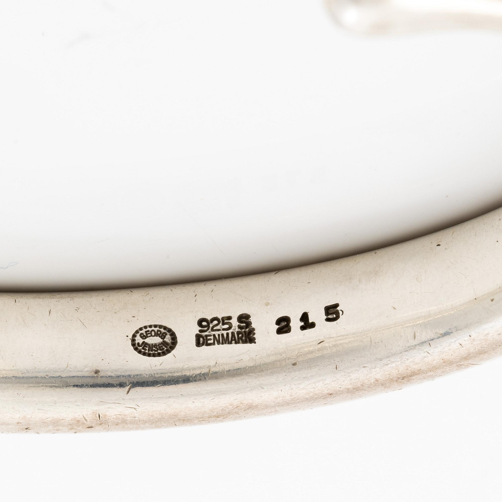 Flemming Eskildsen, armring, sterlingsilver, Georg Jensen, Danmark.