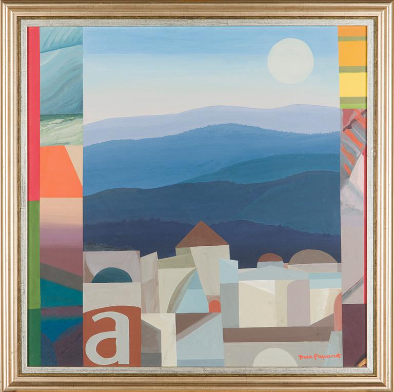 Max Papart, "The Moon at Dawn in Virginia". .