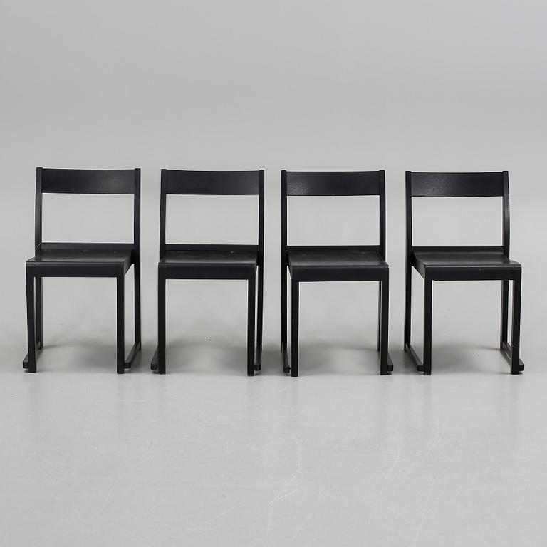 STOLAR, 4 stycken, "Orkesterstolen", Sven Markelius, 1900-talets mitt.