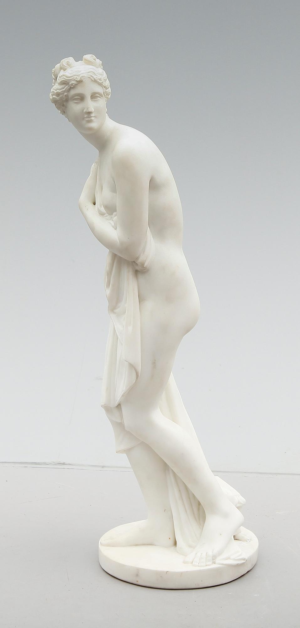 SKULPTUR, marmor, sekelskiftet 1900.