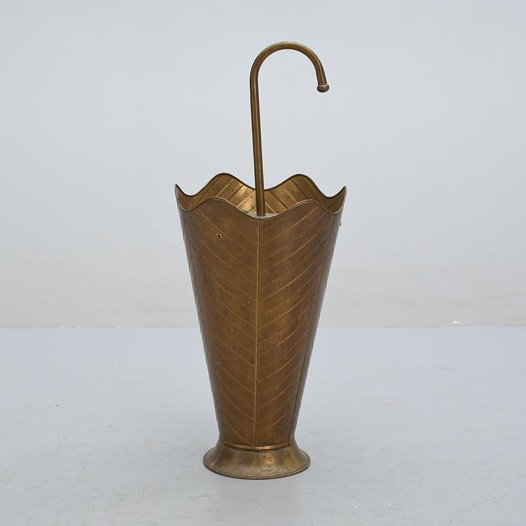 PARAPLYSTÄLL, mässing, omkring 1900-talets mitt.