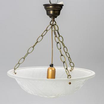 A ceiling lamp, probably France, 1920s-30s.