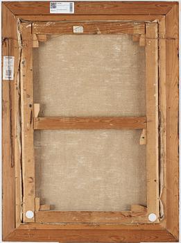 Monica Bratt, oil on canvas. Signed and dated -42.