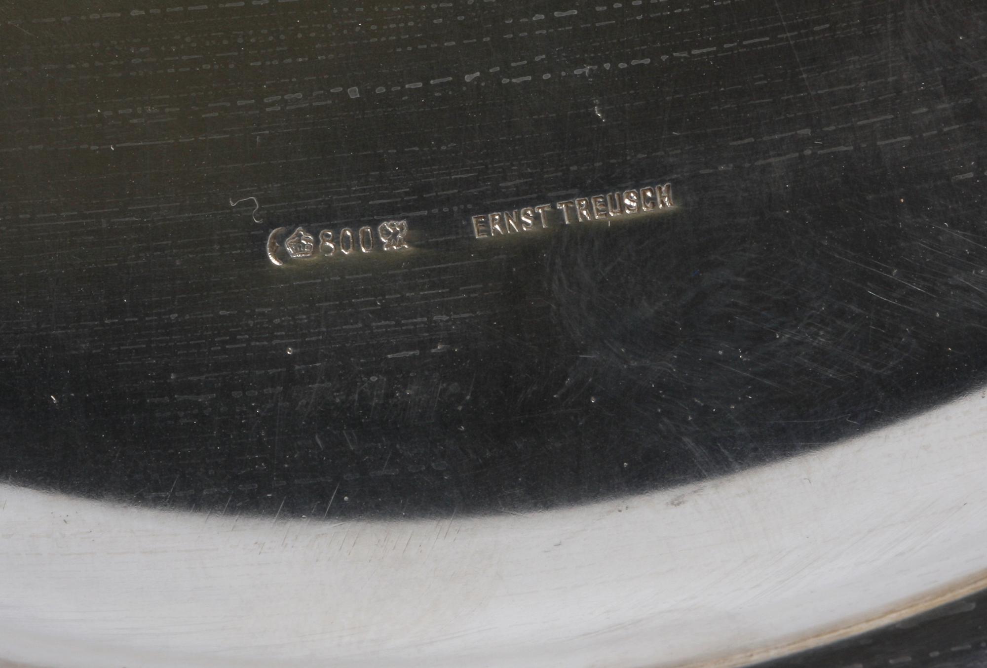 TALLRIK, silver, rokokostil, Ernst Treusch, Tyskland. 1900-tal.