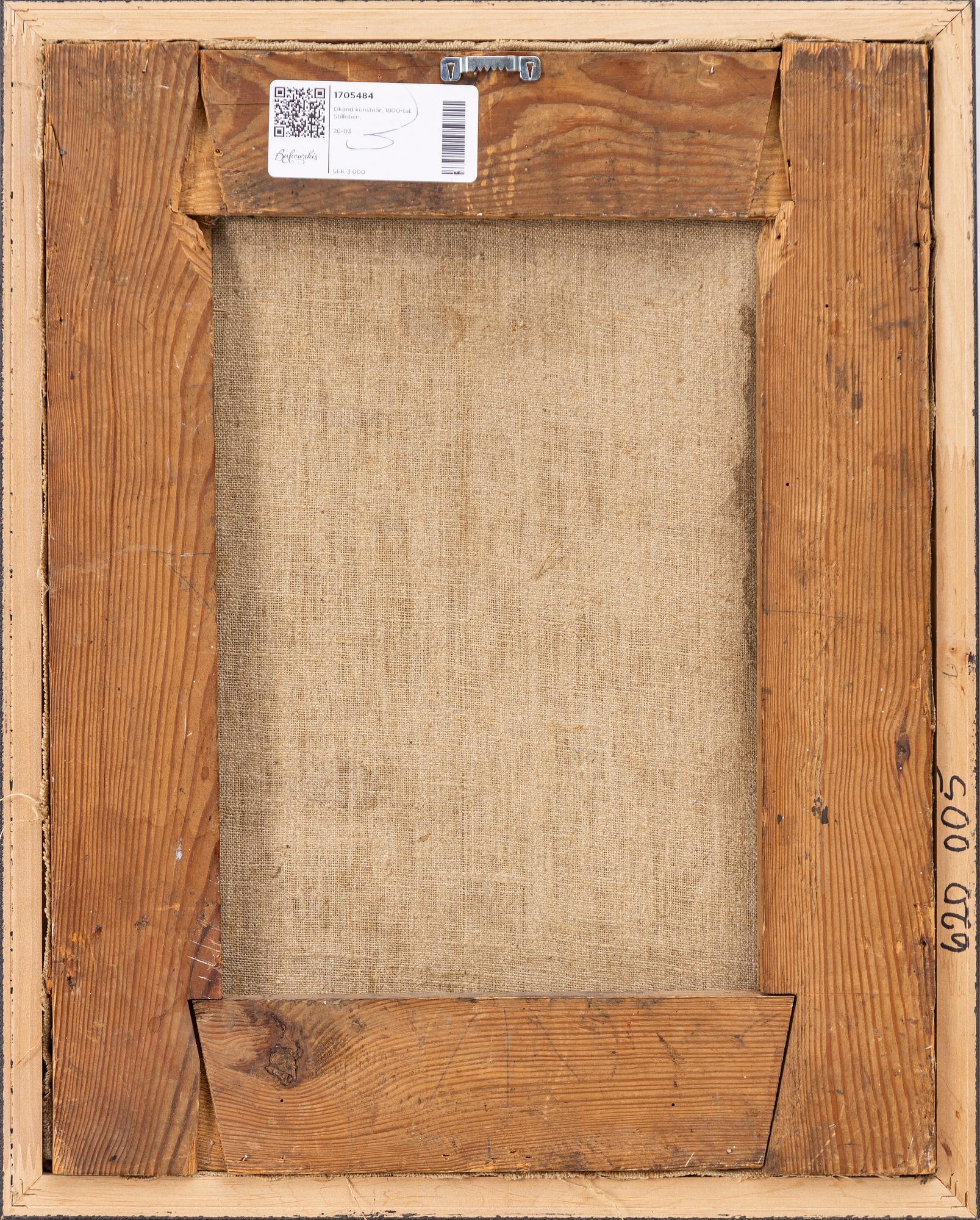 Unknown artist, 19th century, Hunting still life.