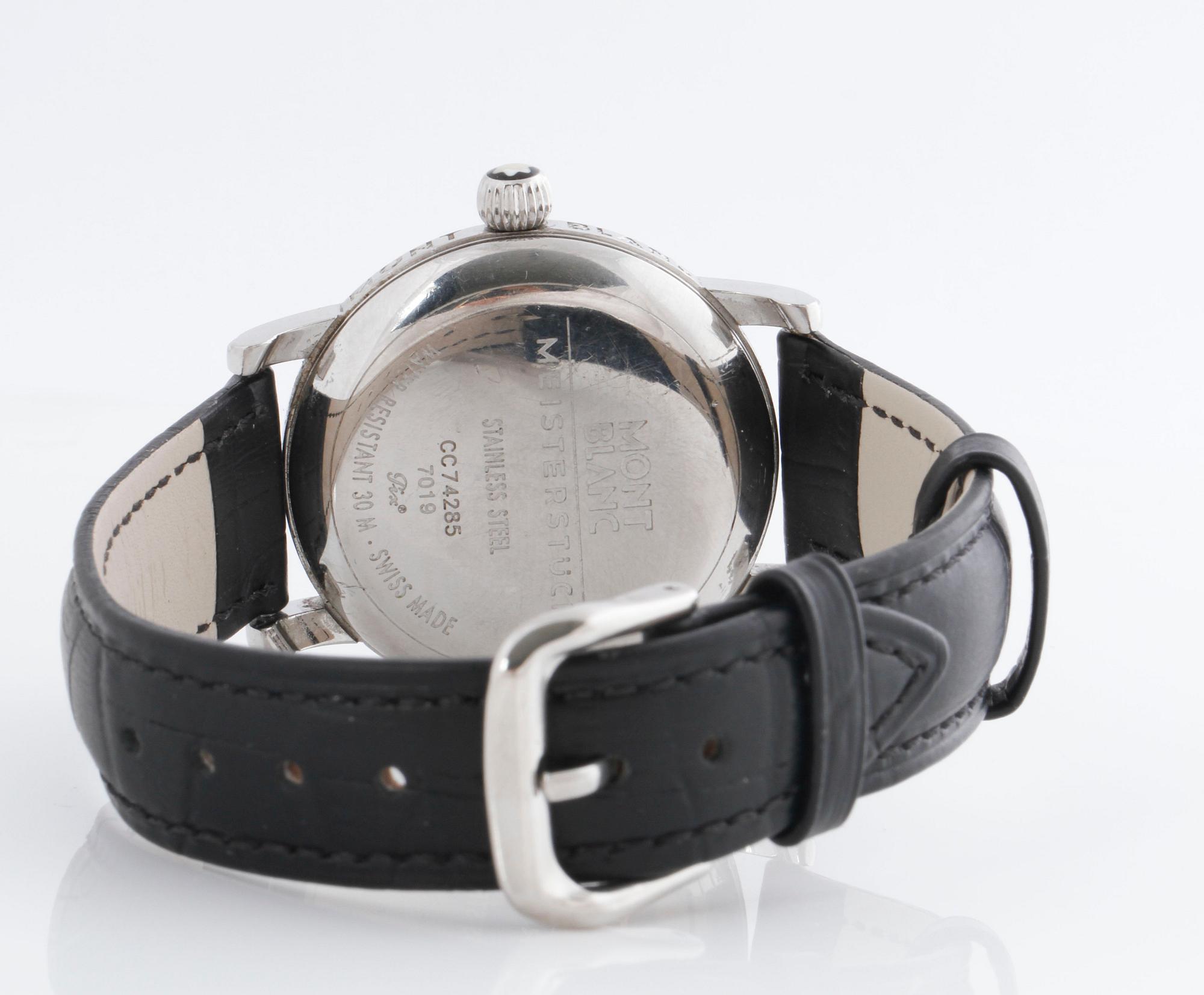 MONTBLANC, Meisterstück Star, wristwatch, 36 mm.