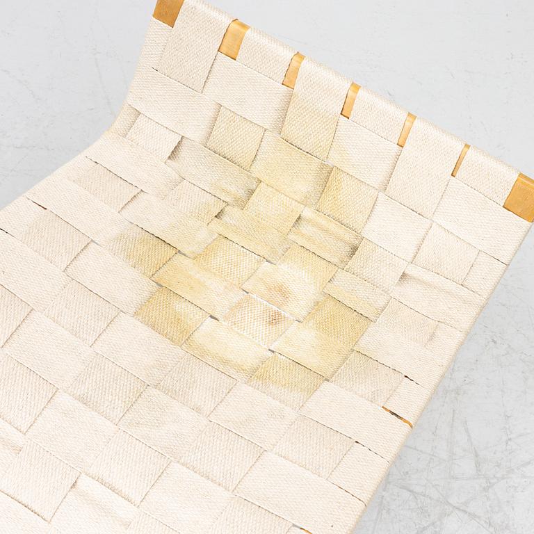 Bruno Mathsson, a 'Pernilla' armchair with ottoman, Firma Karl Mathsson, Värnamo.