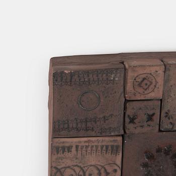 Rut Bryk, relief, signed a tergo.