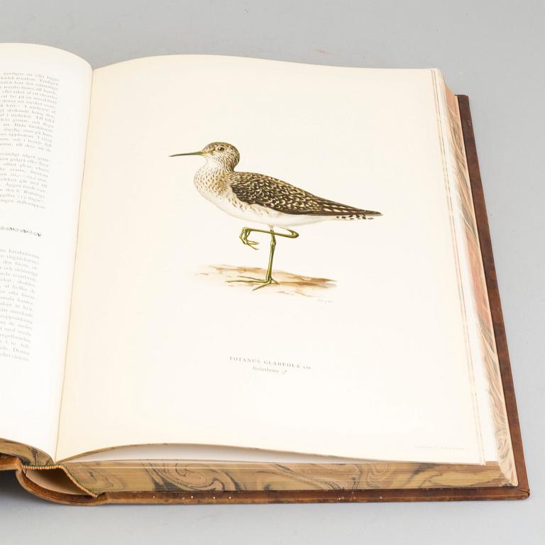 Three volumes, Swedish Birds, by M.W and F von Wright, 1927 and 1929.