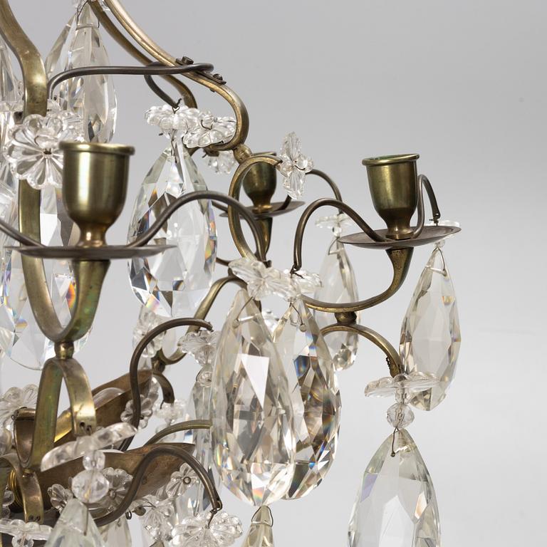 Chandelier, Rococo style, 20th century.