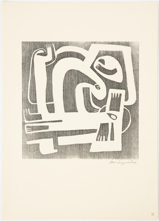 Lars Engström, ”5 Träsnitt”.