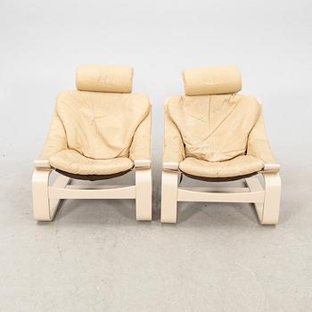 Åke Fribyter, fåtöljer, ett par "Kroken", Nelo, Knislinge, 1900-talets andra hälft.