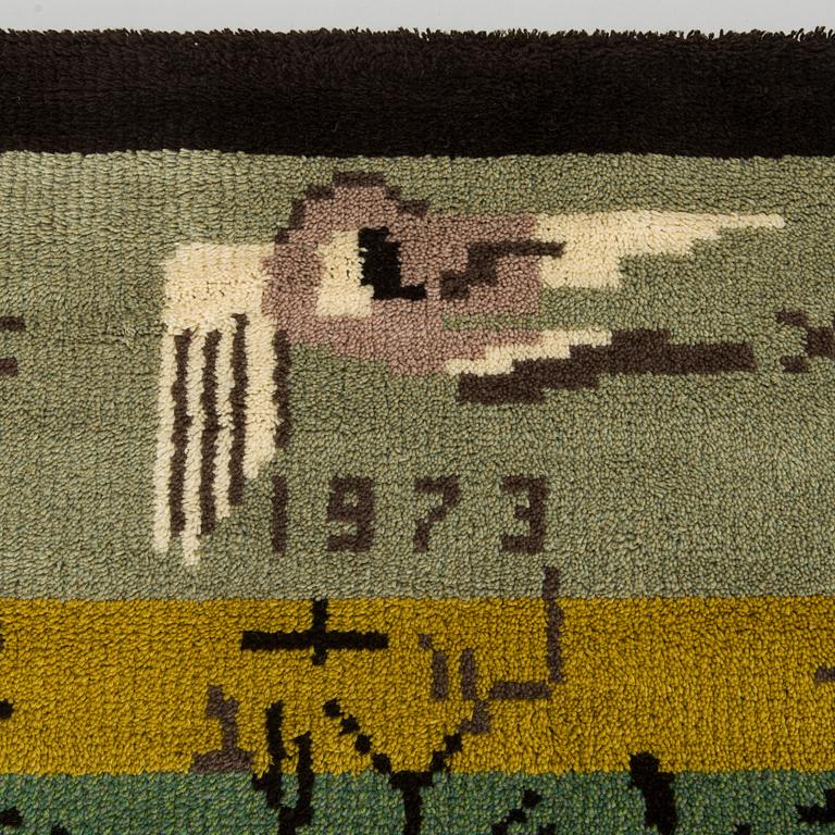 Margareta Ahlstedt-Willandt, rya, modell för Neovius. 153 x 110 cm.