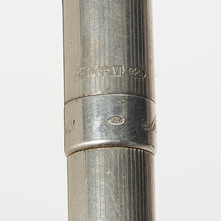 Montegrappa, kulspetspenna, sterlingsilver, Italien.