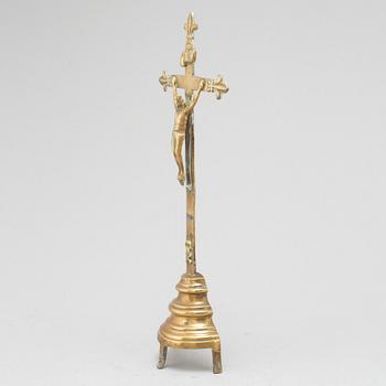 KRUCIFIX, brons, 1700-tal.