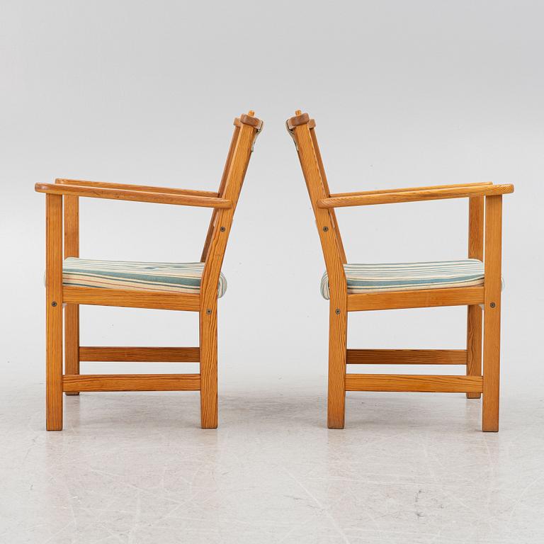 Yngve Ekström, armchairs, a pair, Swedese.