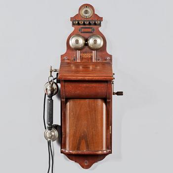 VÄGGTELEFON, Stockholms Telefon, 1900-talets början.