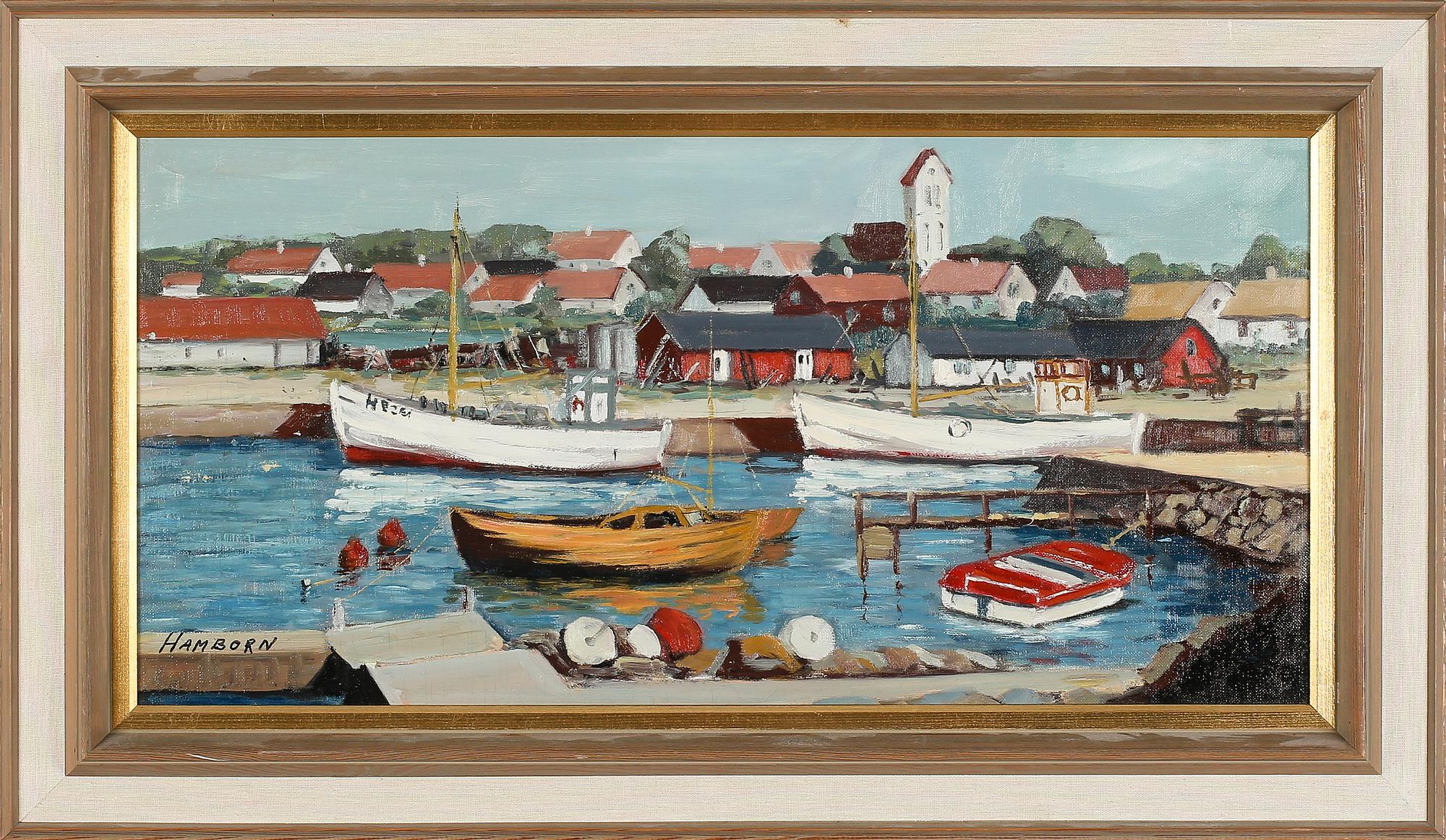 AXEL HAMBORN, olja på duk, signerad.
