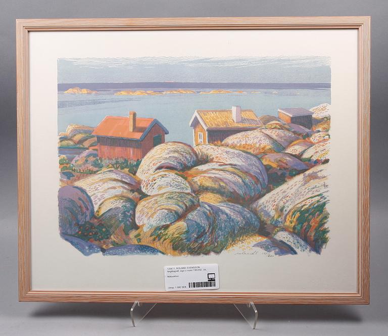 ROLAND SVENSSON, färglitografi, sign o numr 195/350.